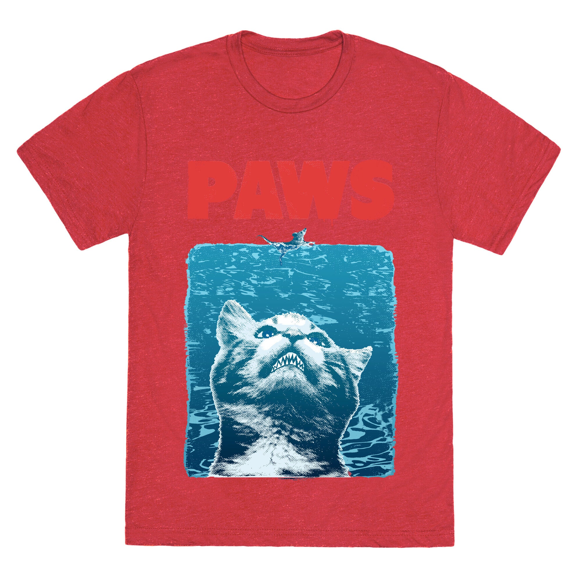 PAWS (Jaws Parody tee) Unisex Triblend Tee